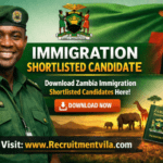 Immigration Shortlisted Candidate