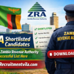 ZRA Shortlisted Candidates