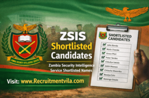 ZSIS Shortlisted Candidates