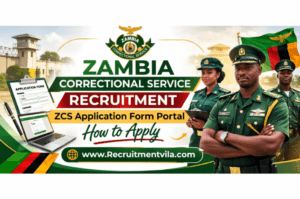 Zambia Correctional Service Recruitment