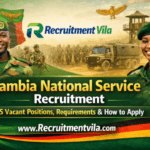 Zambia National Service Recruitment