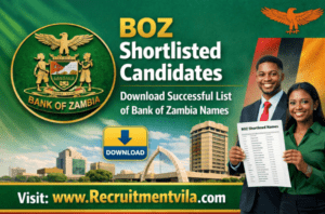 BOZ Shortlisted Candidates
