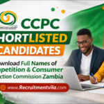 CCPC Shortlisted Candidates