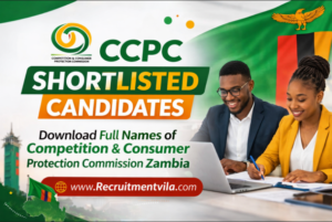 CCPC Shortlisted Candidates
