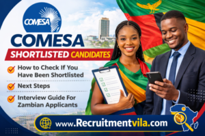 COMESA Shortlisted Candidates