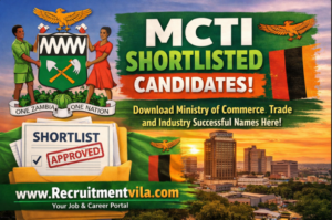 MCTI Shortlisted Candidates