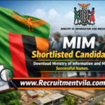 MIM Shortlisted Candidates