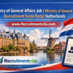 Ministry of General Affairs Job