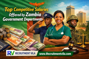 Top Competitive Salaries Offered by Zambia Government Departments