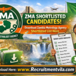 ZMA Shortlisted Candidates