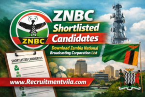 ZNBC Shortlisted Candidates