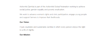 ActionAid Zambia Recruitment