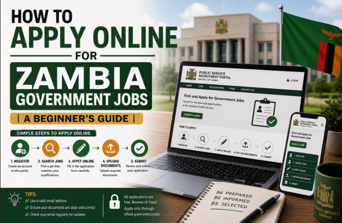 How to Apply Online for Zambia Government Jobs