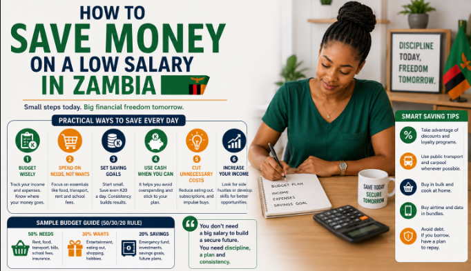 How to Save Money on a Low Salary in Zambia