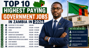 Top 10 Highest Paying Government Jobs in Zambia in 2026